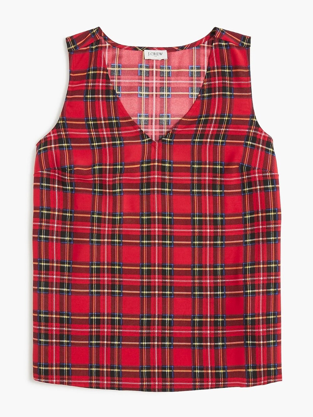 J. Crew Tartan Sleeveless Blouse NWT